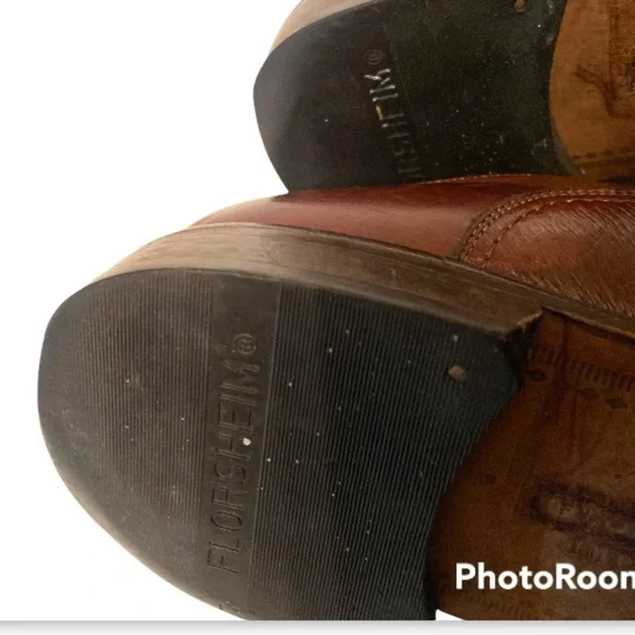 Florsheim Men CORBETTA Cap Toe Oxford Shoes in Size 9 D Cognac. - Picture 7 of 9